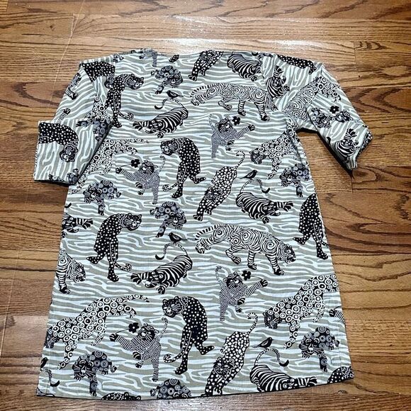 Gretchen Scott Girl's Leopard Cats Dress - Picture 2 of 4